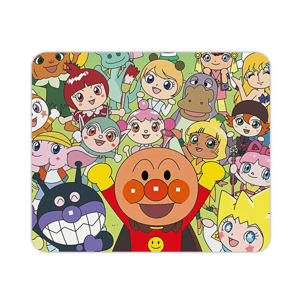 （画像用） アンパンマン Anpanman マウスパッド ステッチ加工 ラバー素材 防水 滑り止め 超薄型 ゲーミング/オフィス対応