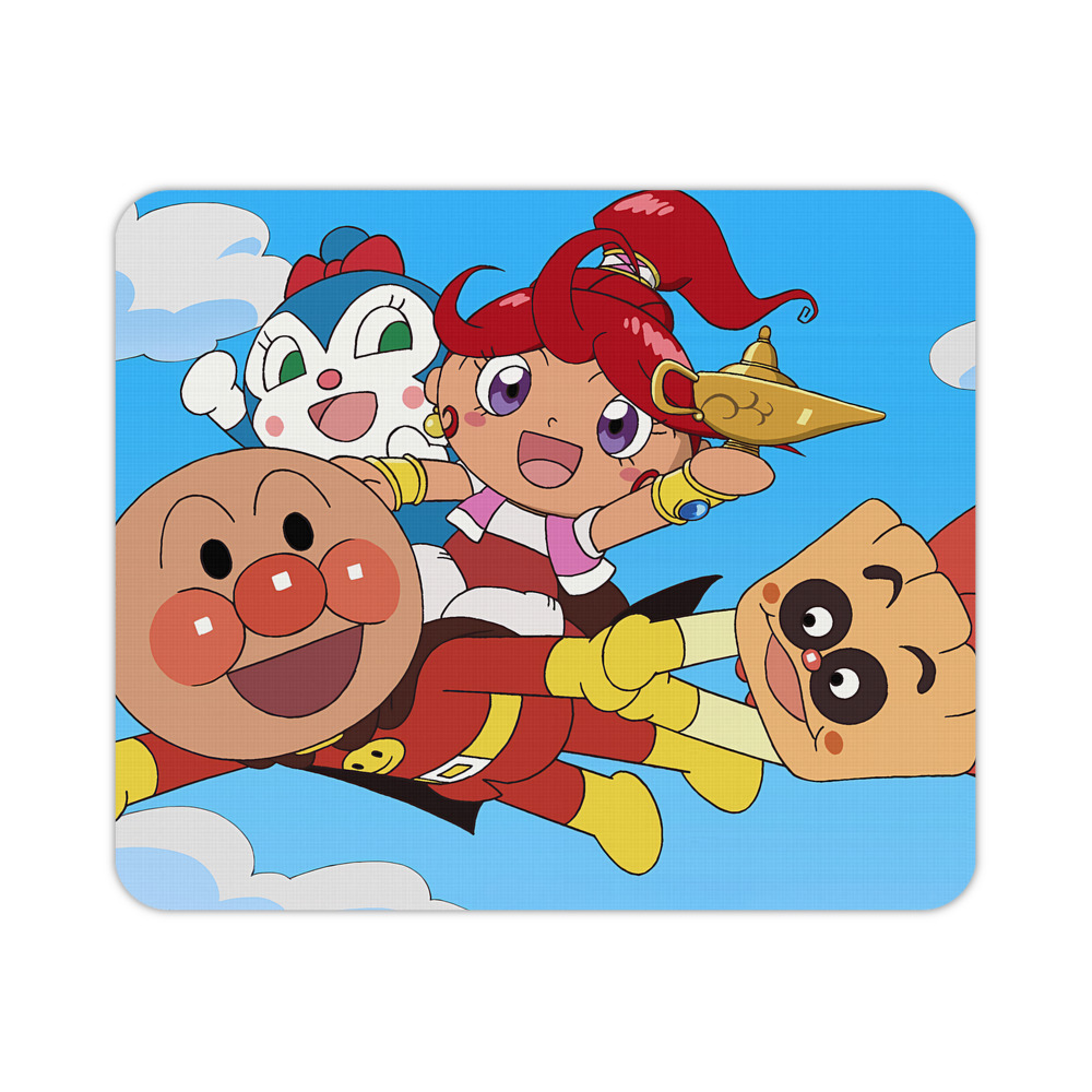 （画像用） アンパンマン Anpanman マウスパッド ステッチ加工 ラバー素材 防水 滑り止め 超薄型 ゲーミング/オフィス対応
