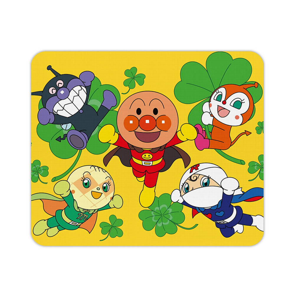 （画像用） アンパンマン Anpanman マウスパッド ステッチ加工 ラバー素材 防水 滑り止め 超薄型 ゲーミング/オフィス対応