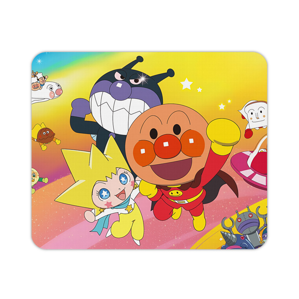 （画像用） アンパンマン Anpanman マウスパッド ステッチ加工 ラバー素材 防水 滑り止め 超薄型 ゲーミング/オフィス対応