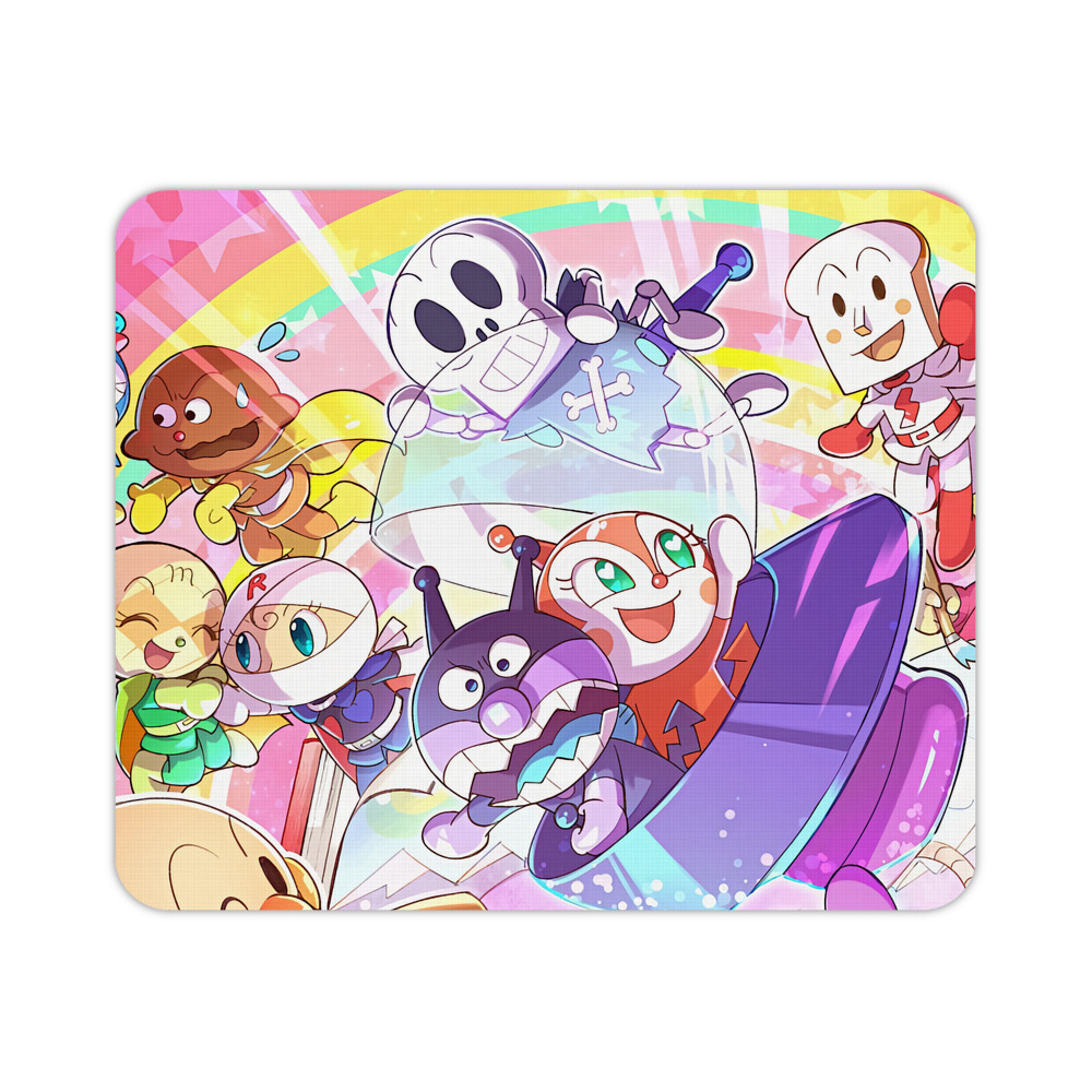 （画像用） アンパンマン Anpanman マウスパッド ステッチ加工 ラバー素材 防水 滑り止め 超薄型 ゲーミング/オフィス対応