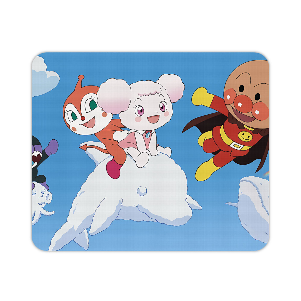 （画像用） アンパンマン Anpanman マウスパッド ステッチ加工 ラバー素材 防水 滑り止め 超薄型 ゲーミング/オフィス対応