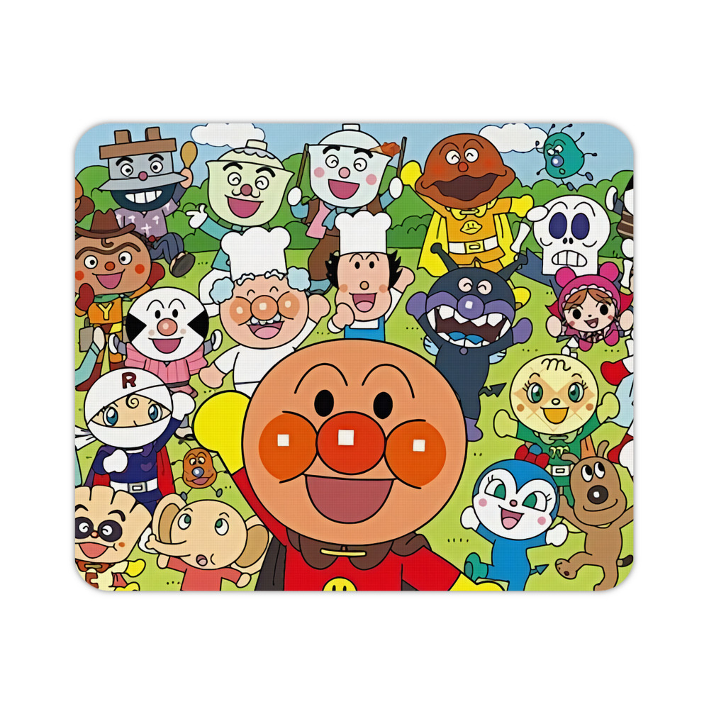 （画像用） アンパンマン Anpanman マウスパッド ステッチ加工 ラバー素材 防水 滑り止め 超薄型 ゲーミング/オフィス対応