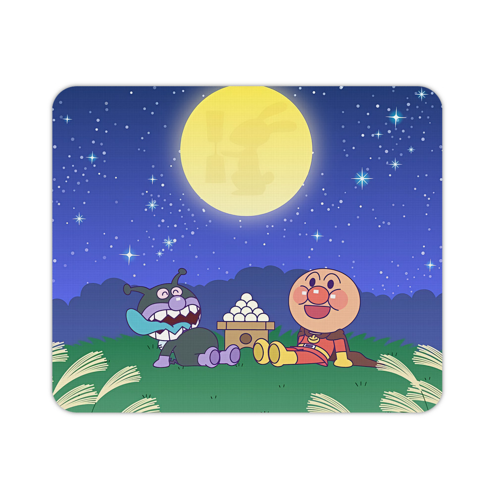 （画像用） アンパンマン Anpanman マウスパッド ステッチ加工 ラバー素材 防水 滑り止め 超薄型 ゲーミング/オフィス対応