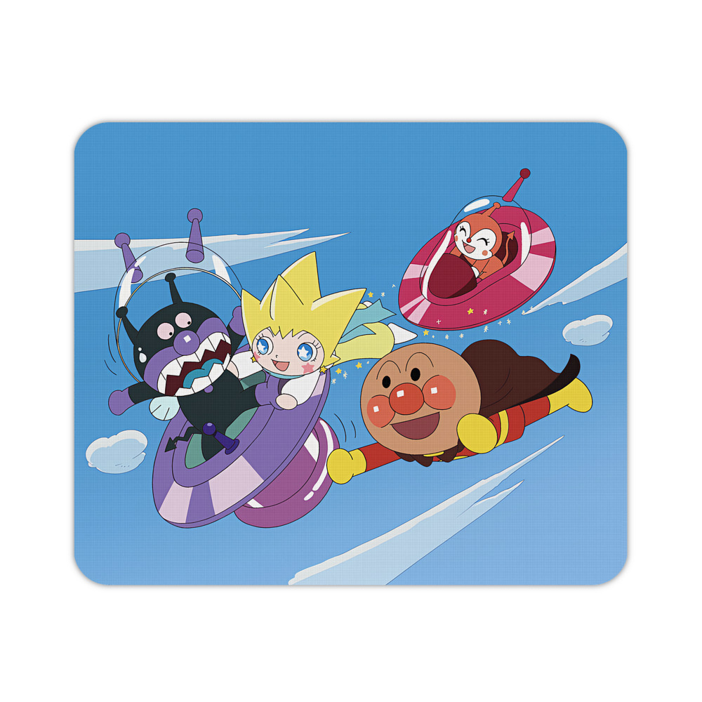 （画像用） アンパンマン Anpanman マウスパッド ステッチ加工 ラバー素材 防水 滑り止め 超薄型 ゲーミング/オフィス対応