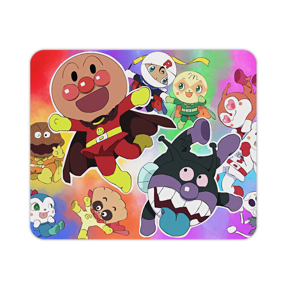 （画像用） アンパンマン Anpanman マウスパッド ステッチ加工 ラバー素材 防水 滑り止め 超薄型 ゲーミング/オフィス対応