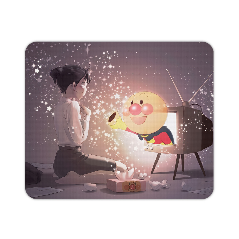 （画像用） アンパンマン Anpanman マウスパッド ステッチ加工 ラバー素材 防水 滑り止め 超薄型 ゲーミング/オフィス対応