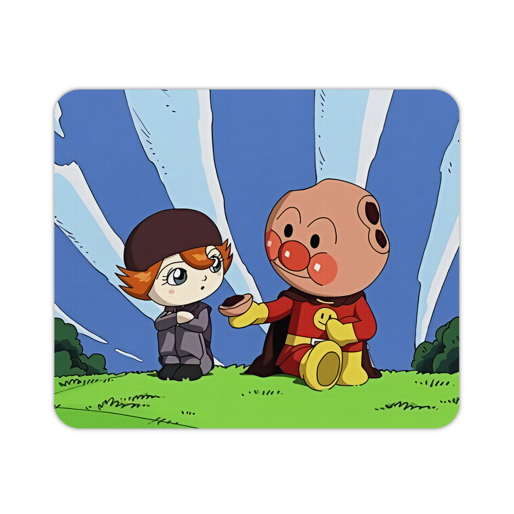 （画像用） アンパンマン Anpanman マウスパッド ステッチ加工 ラバー素材 防水 滑り止め 超薄型 ゲーミング/オフィス対応