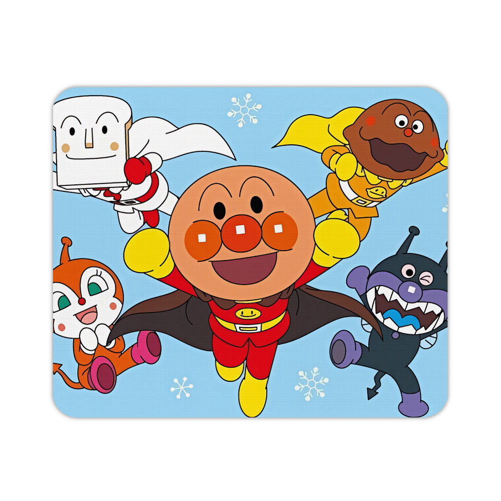 （画像用） アンパンマン Anpanman マウスパッド ステッチ加工 ラバー素材 防水 滑り止め 超薄型 ゲーミング/オフィス対応