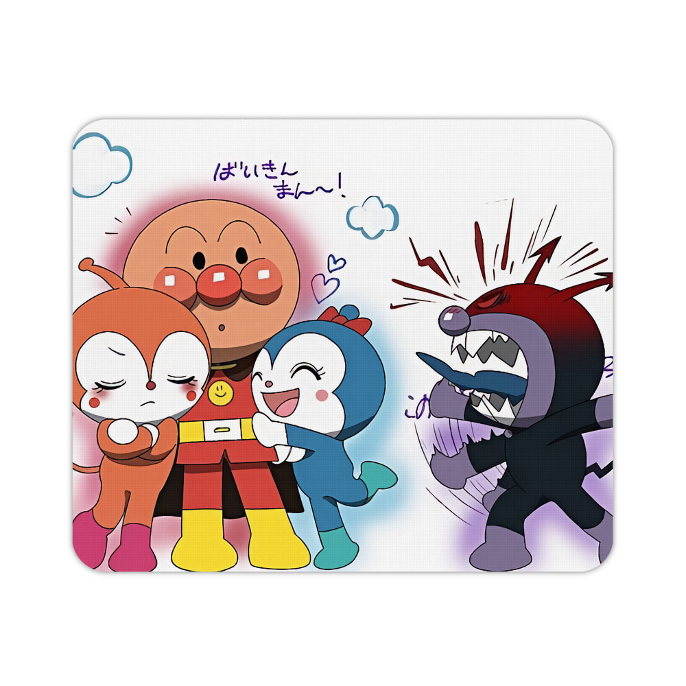 （画像用） アンパンマン Anpanman マウスパッド ステッチ加工 ラバー素材 防水 滑り止め 超薄型 ゲーミング/オフィス対応