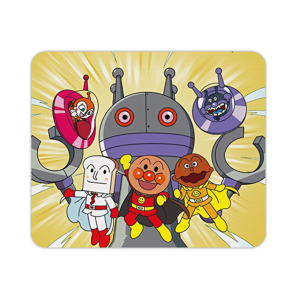 （画像用） アンパンマン Anpanman マウスパッド ステッチ加工 ラバー素材 防水 滑り止め 超薄型 ゲーミング/オフィス対応