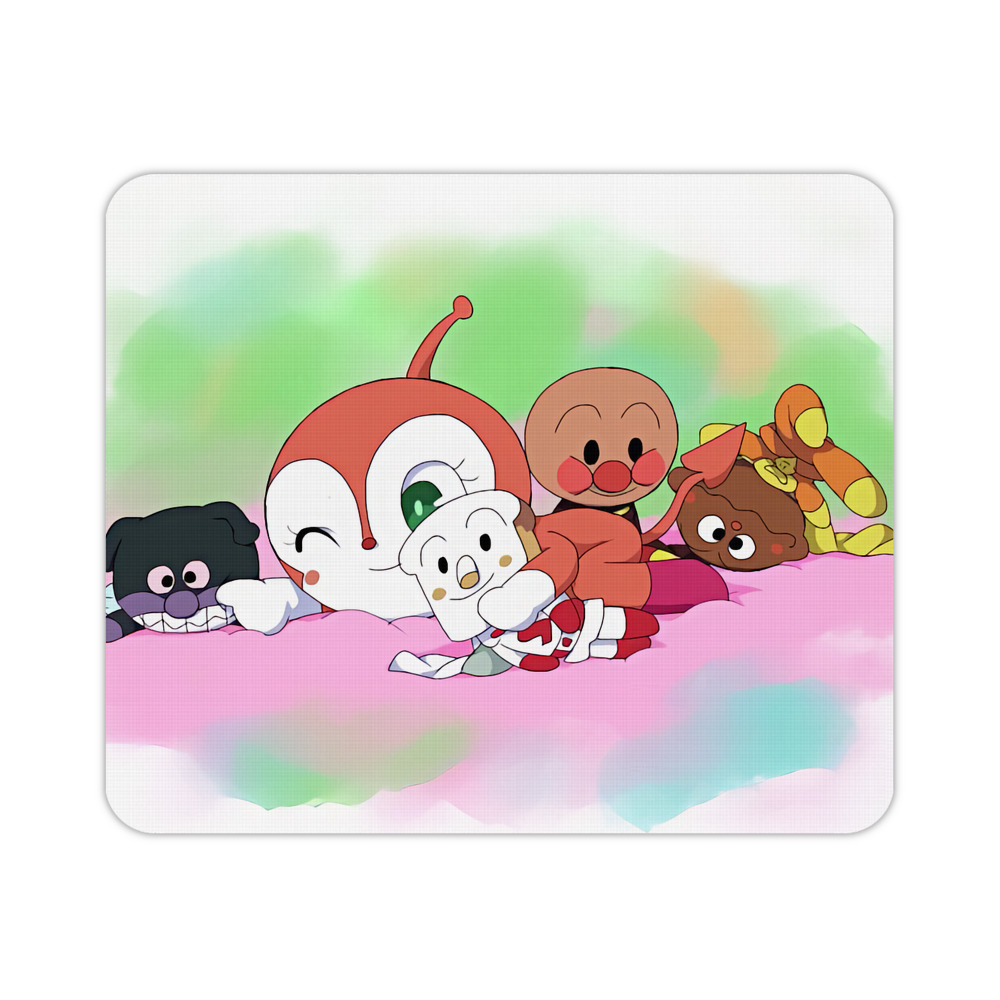 （画像用） アンパンマン Anpanman マウスパッド ステッチ加工 ラバー素材 防水 滑り止め 超薄型 ゲーミング/オフィス対応
