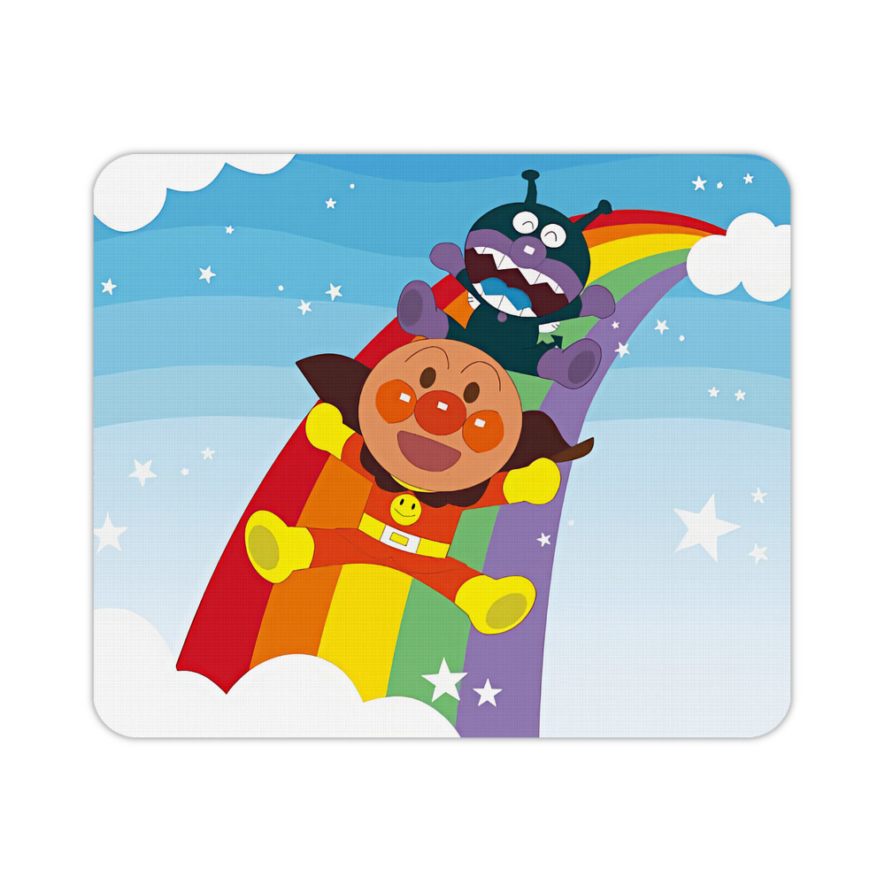 （画像用） アンパンマン Anpanman マウスパッド ステッチ加工 ラバー素材 防水 滑り止め 超薄型 ゲーミング/オフィス対応