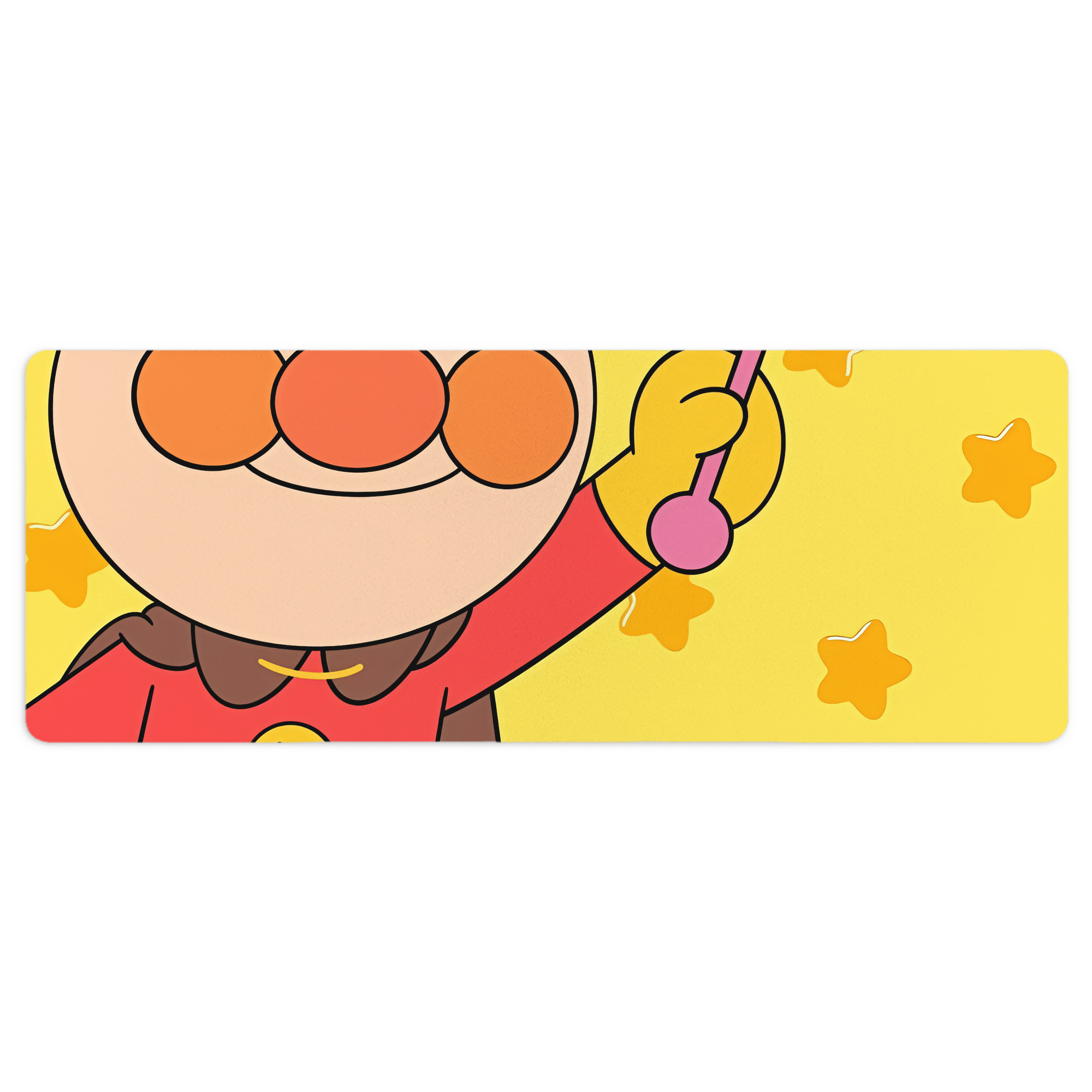 （画像用） アンパンマン Anpanman ステッチ加工 大判デスクマット／滑り止めマウスパッド