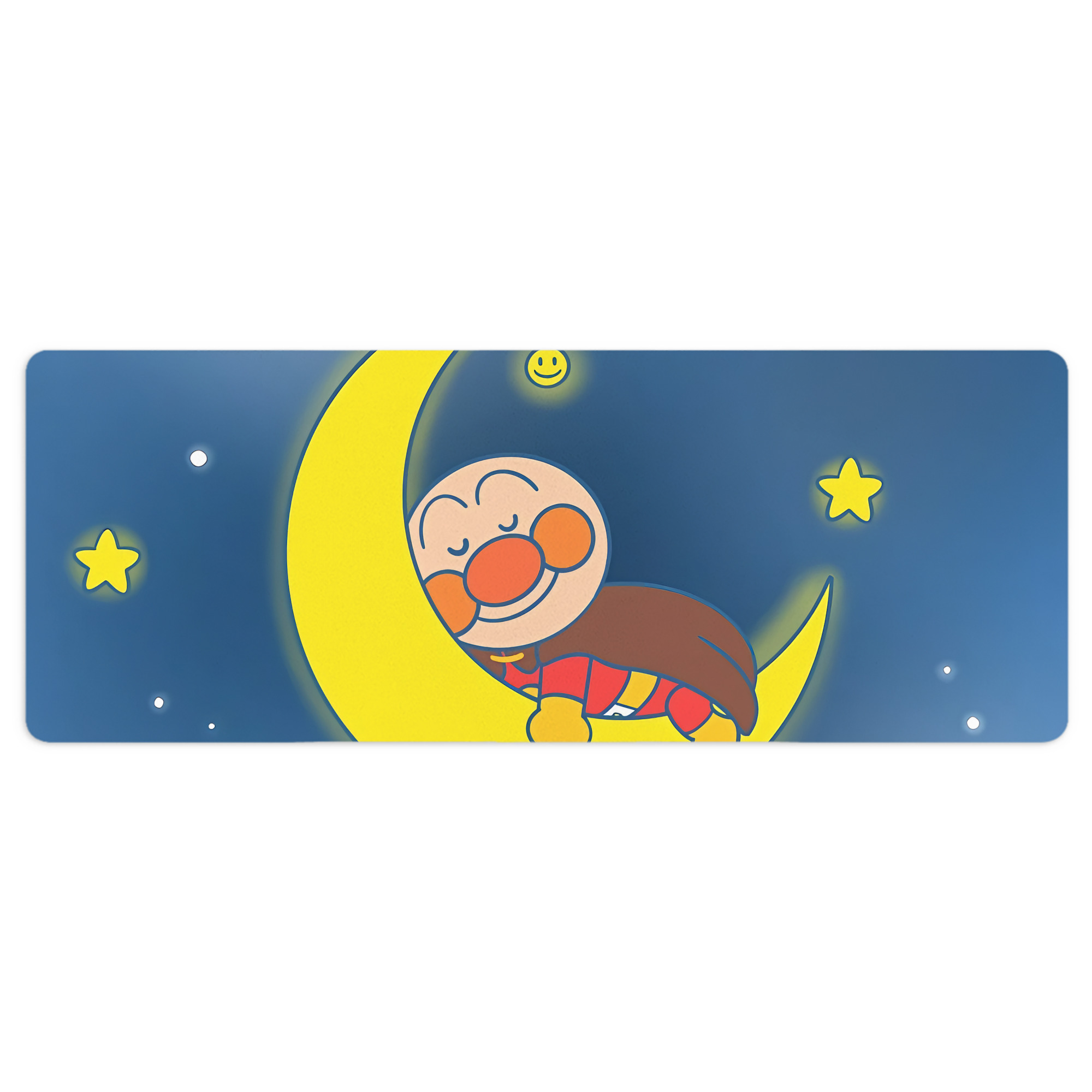 （画像用） アンパンマン Anpanman ステッチ加工 大判デスクマット／滑り止めマウスパッド