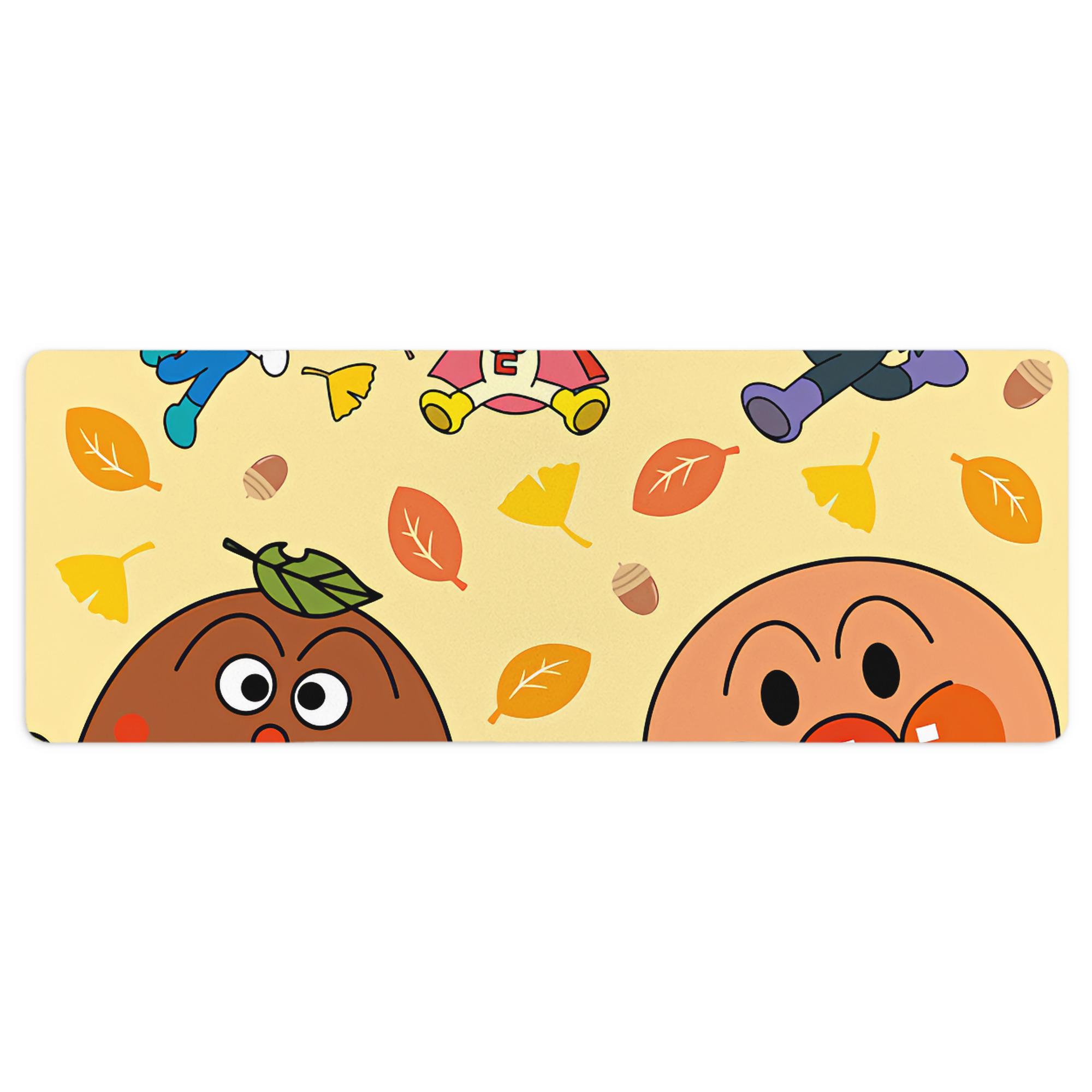 （画像用） アンパンマン Anpanman ステッチ加工 大判デスクマット／滑り止めマウスパッド