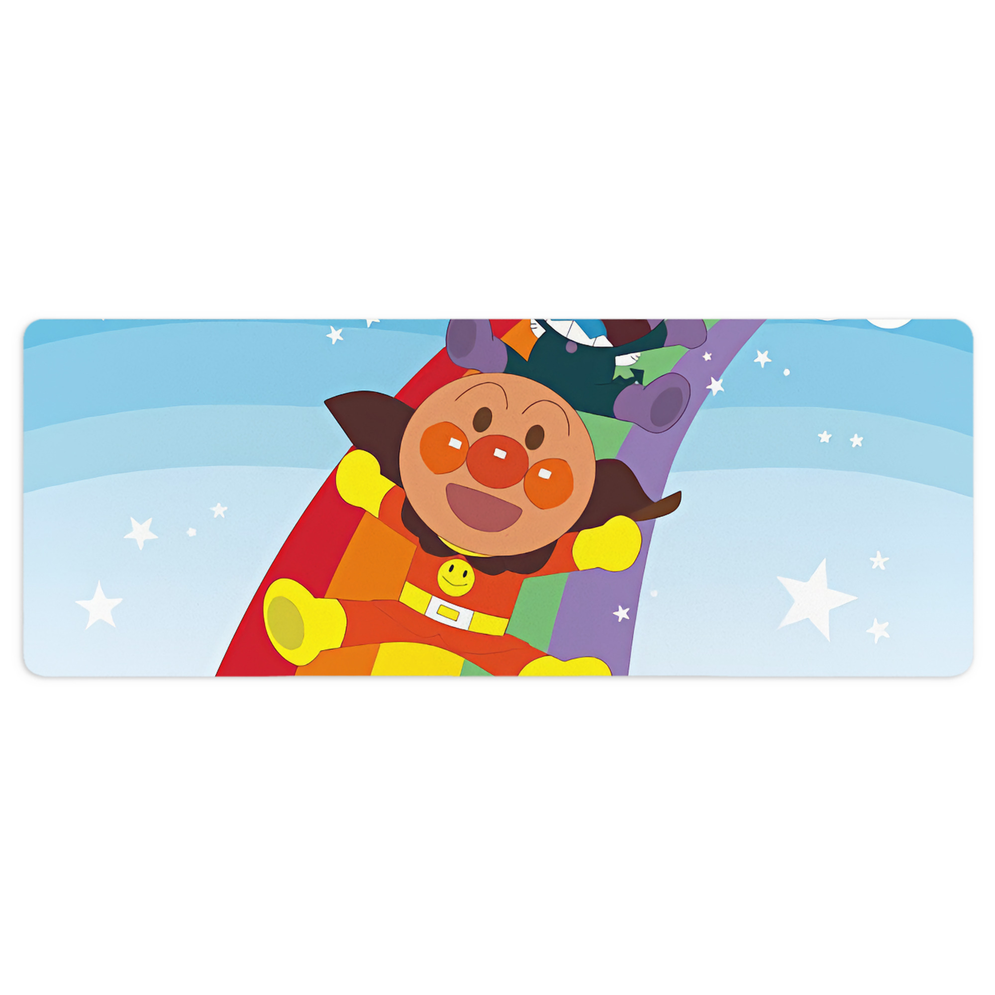 （画像用） アンパンマン Anpanman ステッチ加工 大判デスクマット／滑り止めマウスパッド