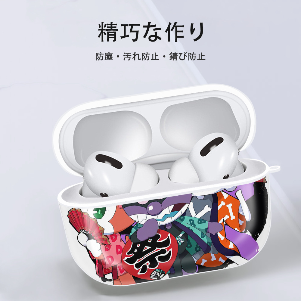 アンパンマン Anpanman 【AirPods Pro用】ハードシェル保護ケース 耐衝撃・防指紋・カラビナ付き商品仕様