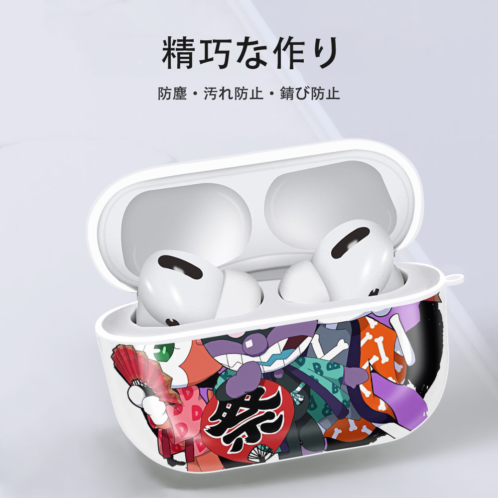 アンパンマン Anpanman 【AirPods Pro用】ハードシェル保護ケース 耐衝撃・防指紋・カラビナ付き商品仕様
