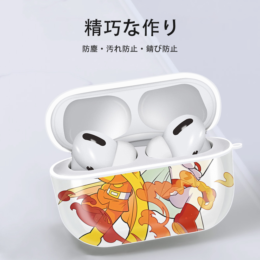 アンパンマン Anpanman 【AirPods Pro用】ハードシェル保護ケース 耐衝撃・防指紋・カラビナ付き商品仕様
