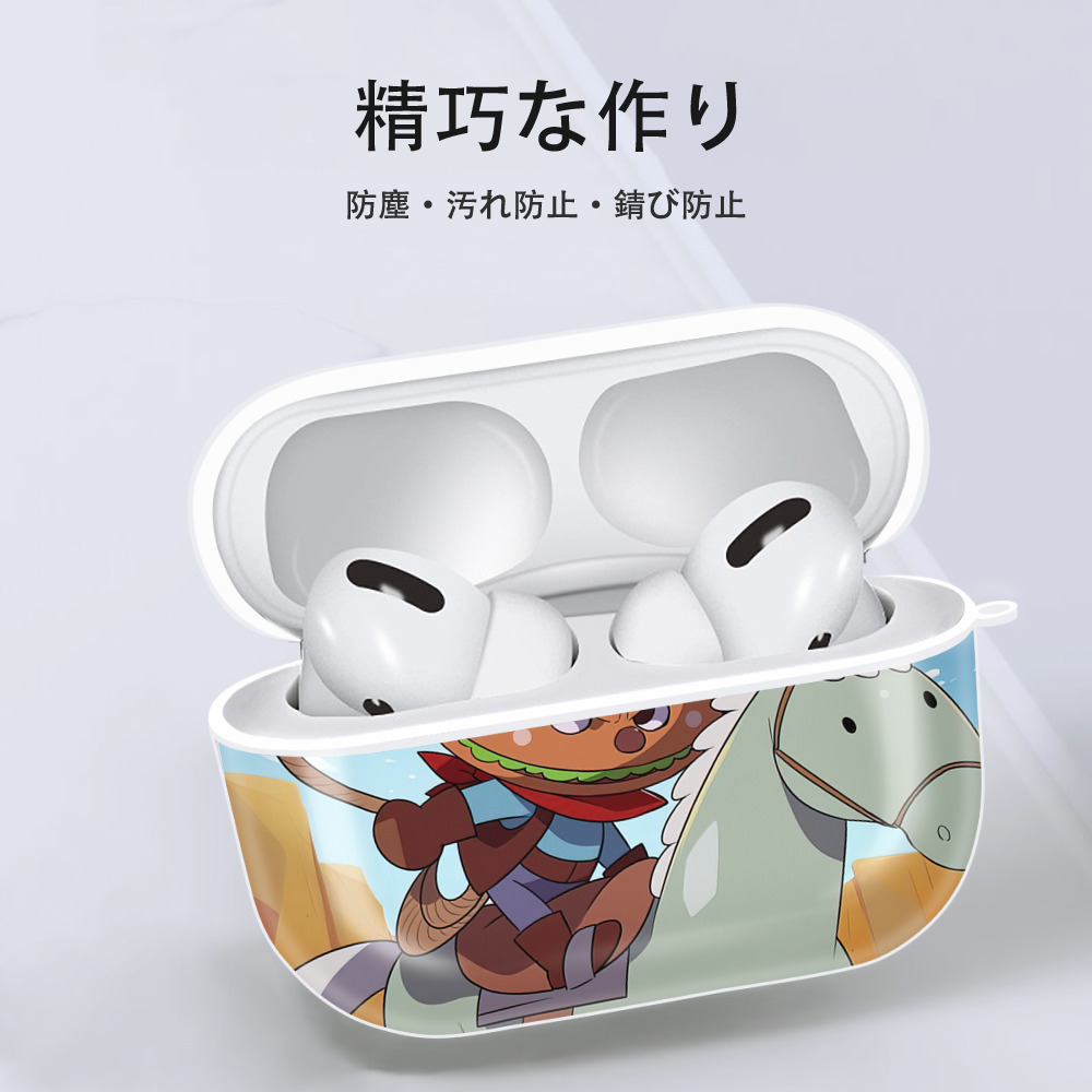アンパンマン Anpanman 【AirPods Pro用】ハードシェル保護ケース 耐衝撃・防指紋・カラビナ付き商品仕様