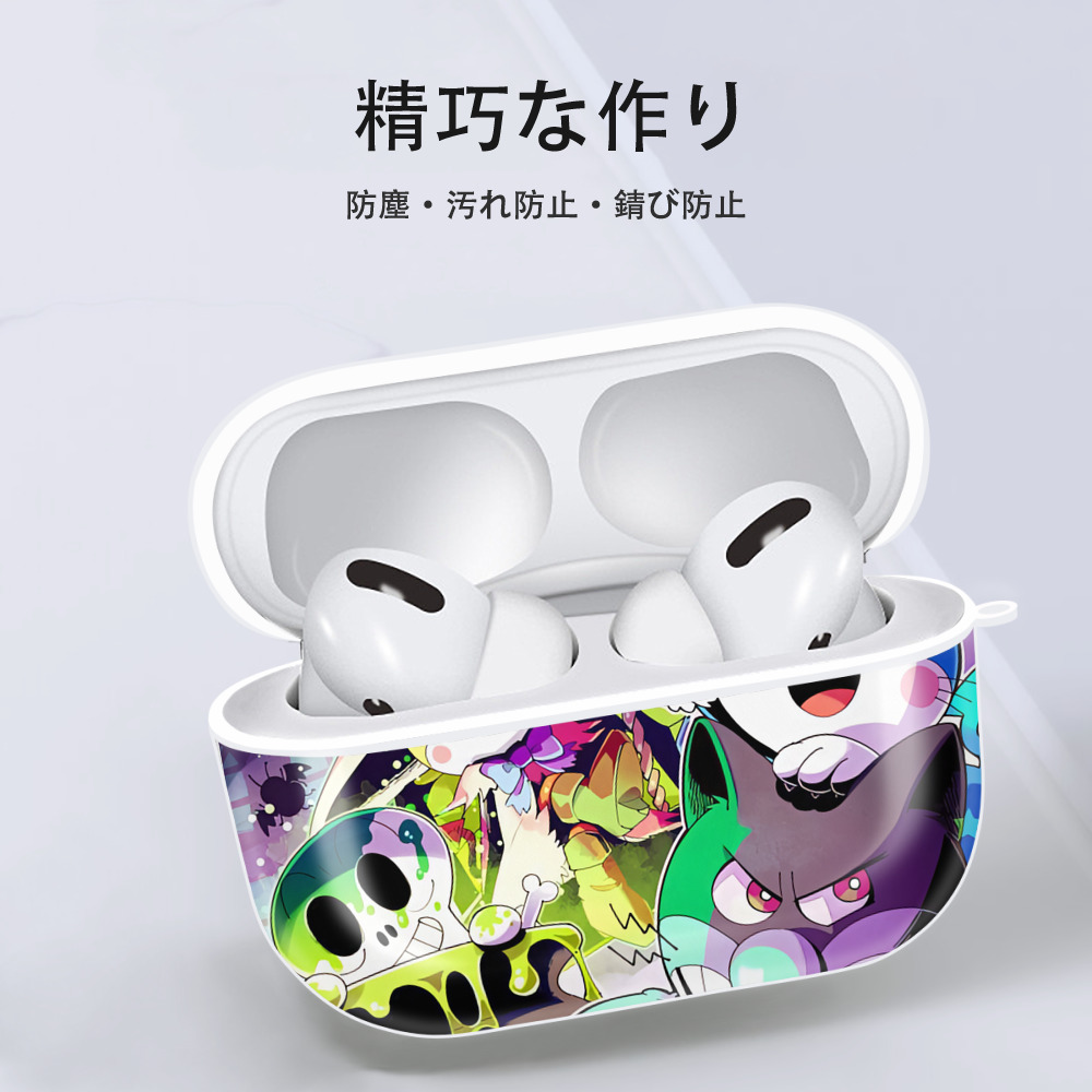 アンパンマン Anpanman 【AirPods Pro用】ハードシェル保護ケース 耐衝撃・防指紋・カラビナ付き商品仕様