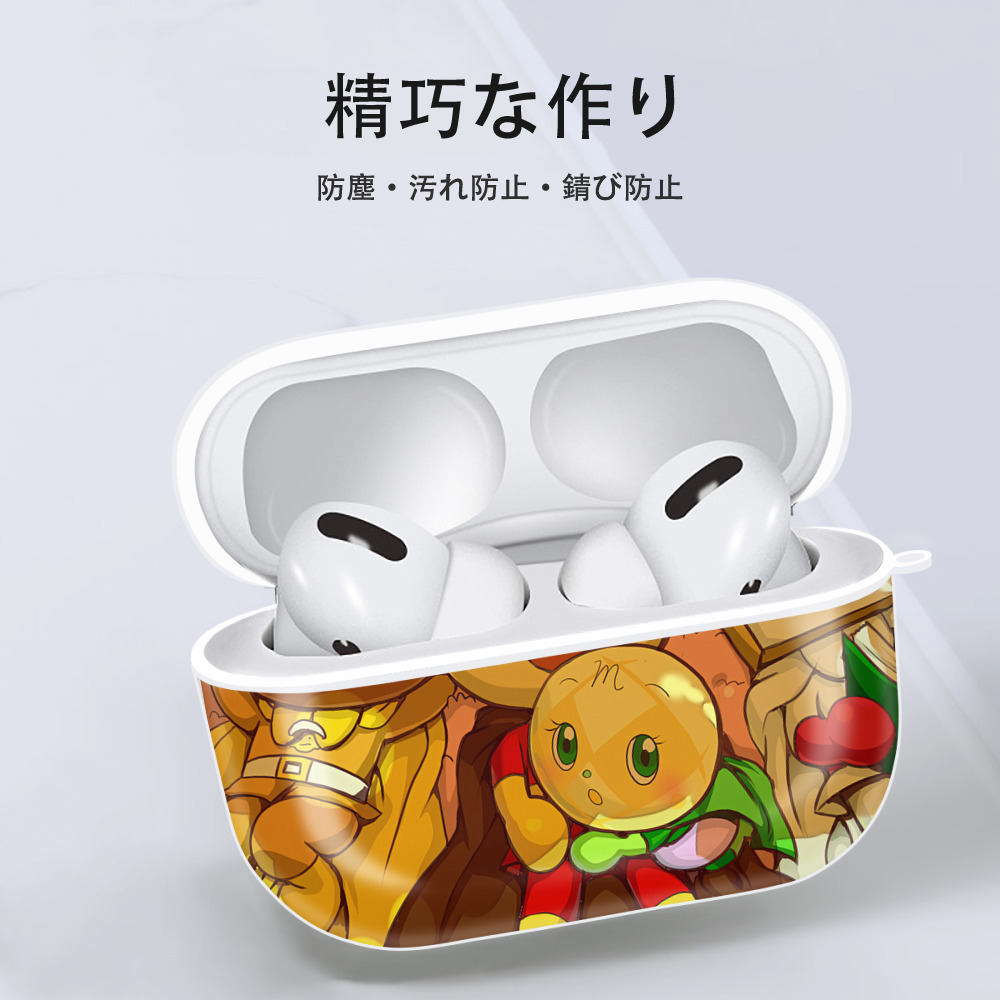 アンパンマン Anpanman 【AirPods Pro用】ハードシェル保護ケース 耐衝撃・防指紋・カラビナ付き商品仕様