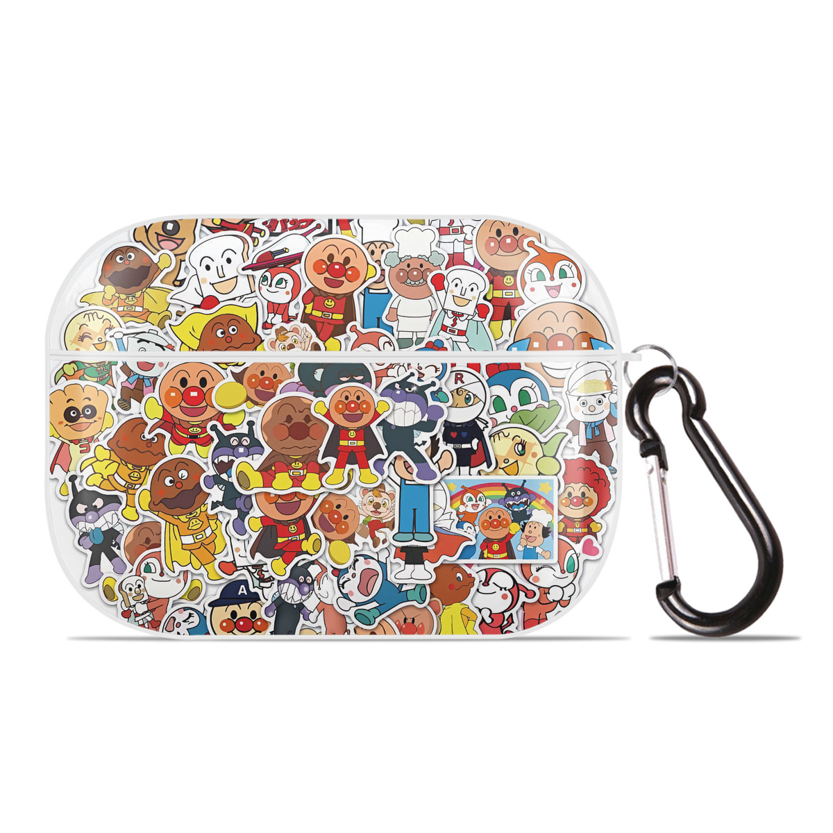 （画像用） アンパンマン Anpanman 【AirPods Pro用】ハードシェル保護ケース 耐衝撃・防指紋・カラビナ付き商品仕様