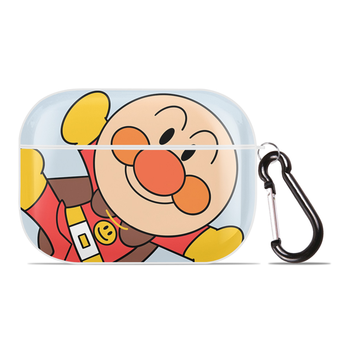 （画像用） アンパンマン Anpanman 【AirPods Pro用】ハードシェル保護ケース 耐衝撃・防指紋・カラビナ付き商品仕様
