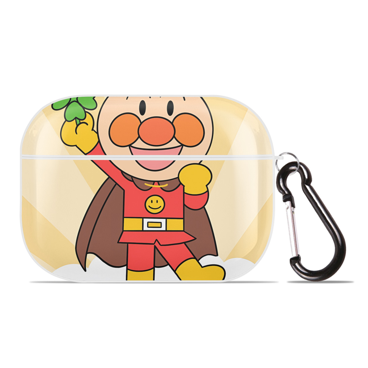 （画像用） アンパンマン Anpanman 【AirPods Pro用】ハードシェル保護ケース 耐衝撃・防指紋・カラビナ付き商品仕様