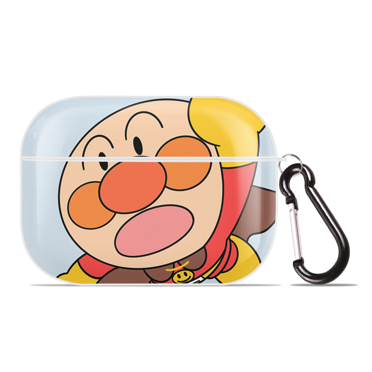 （画像用） アンパンマン Anpanman 【AirPods Pro用】ハードシェル保護ケース 耐衝撃・防指紋・カラビナ付き商品仕様