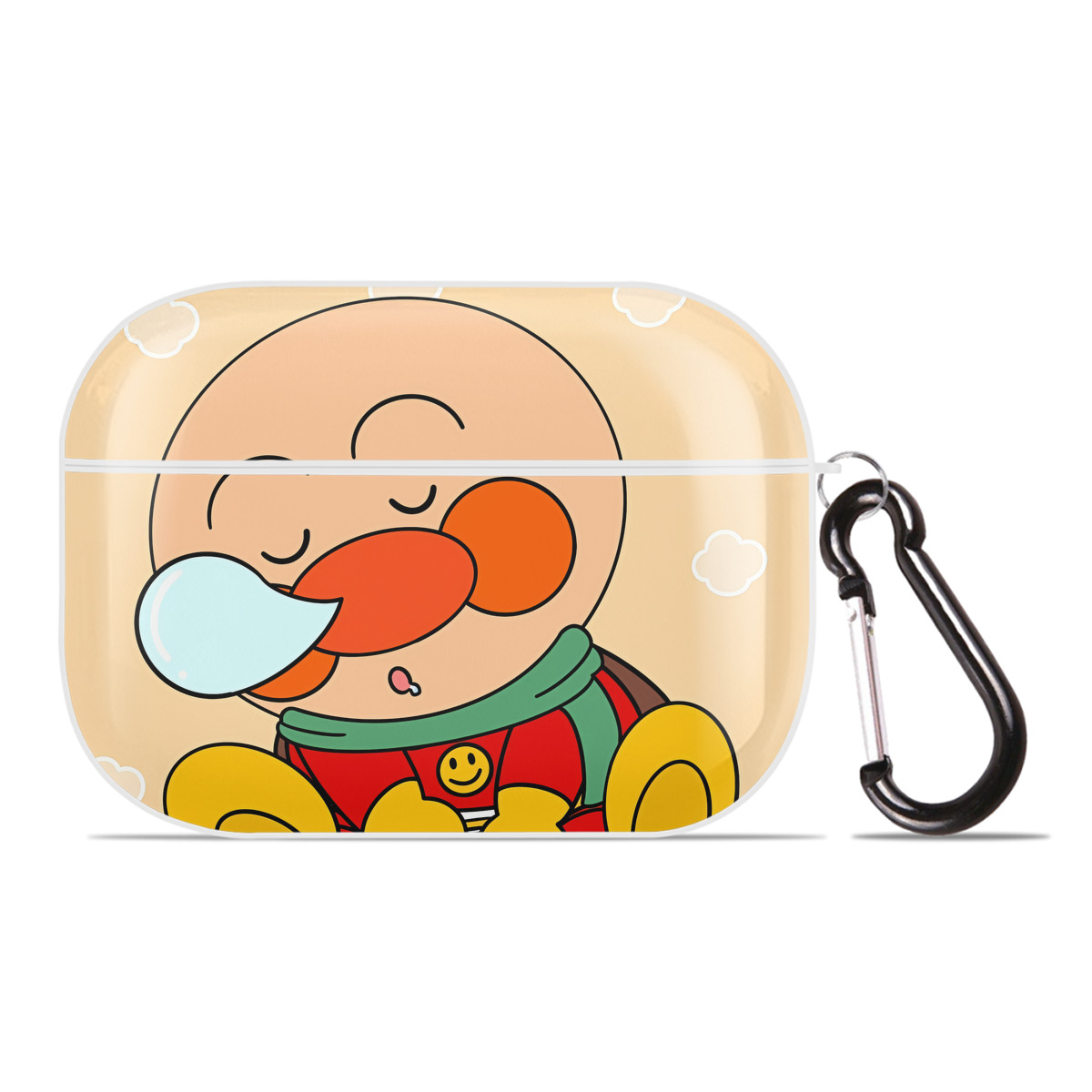（画像用） アンパンマン Anpanman 【AirPods Pro用】ハードシェル保護ケース 耐衝撃・防指紋・カラビナ付き商品仕様