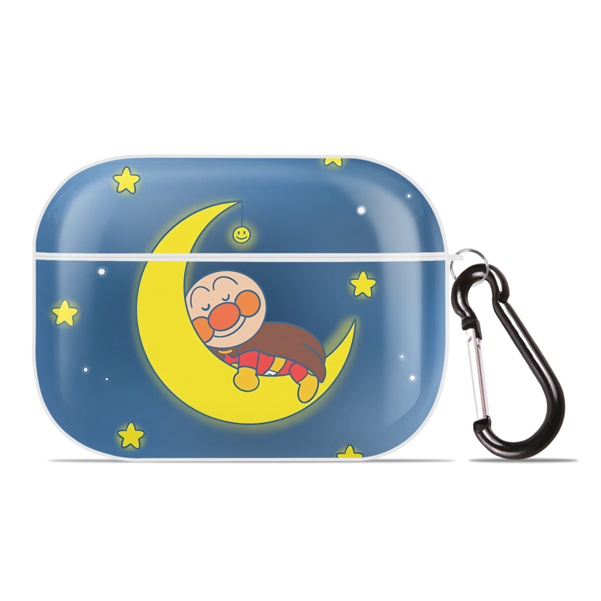 （画像用） アンパンマン Anpanman 【AirPods Pro用】ハードシェル保護ケース 耐衝撃・防指紋・カラビナ付き商品仕様