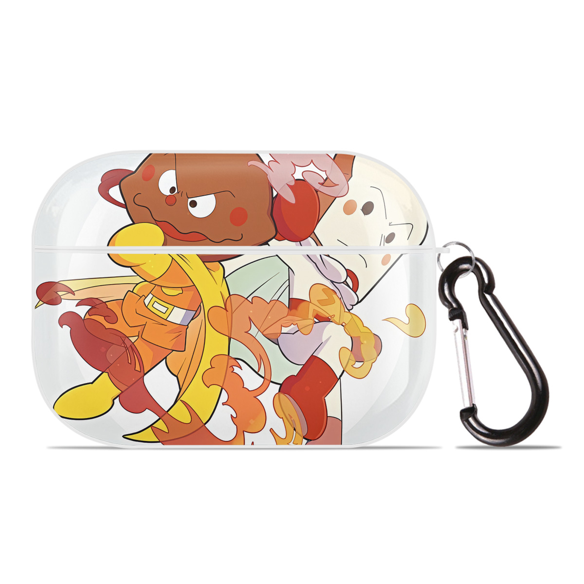 （画像用） アンパンマン Anpanman 【AirPods Pro用】ハードシェル保護ケース 耐衝撃・防指紋・カラビナ付き商品仕様