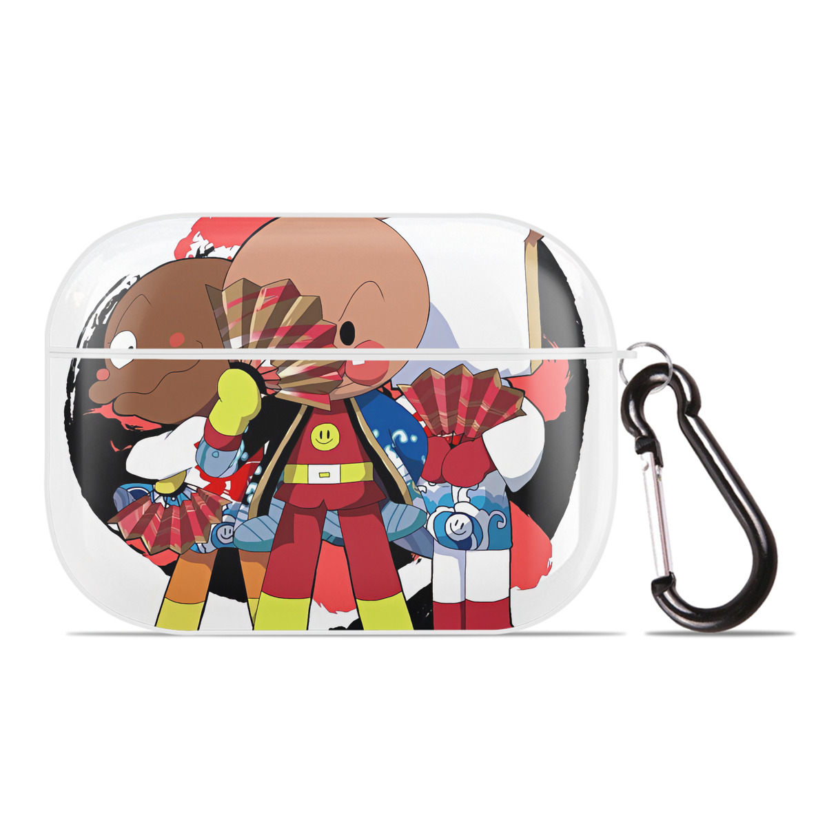 （画像用） アンパンマン Anpanman 【AirPods Pro用】ハードシェル保護ケース 耐衝撃・防指紋・カラビナ付き商品仕様
