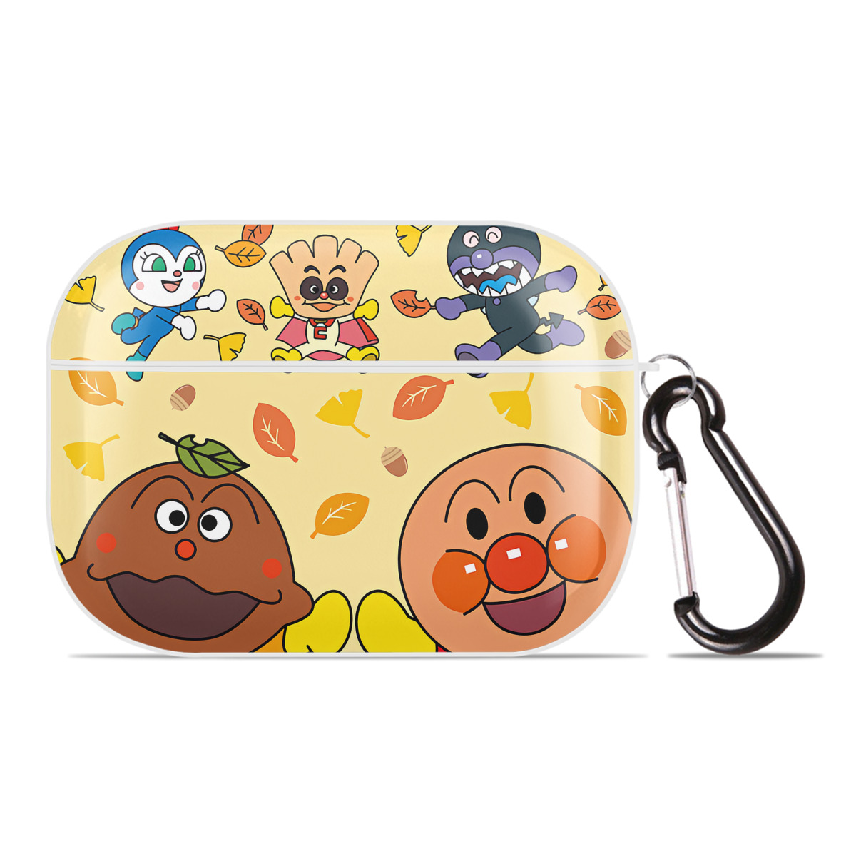 （画像用） アンパンマン Anpanman 【AirPods Pro用】ハードシェル保護ケース 耐衝撃・防指紋・カラビナ付き商品仕様