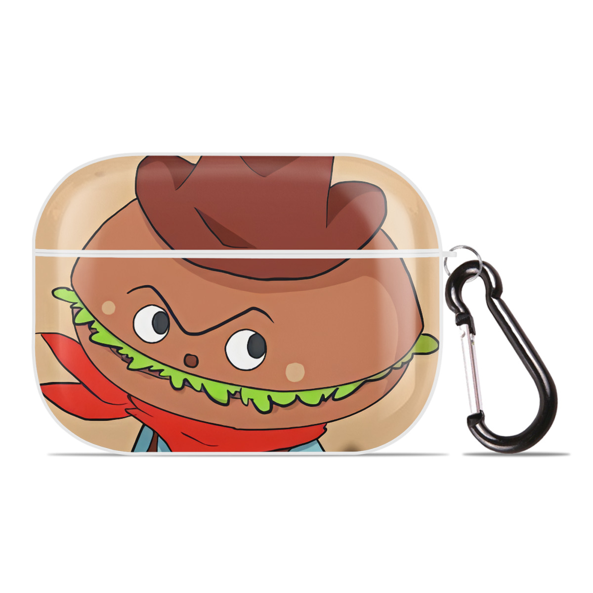 （画像用） アンパンマン Anpanman 【AirPods Pro用】ハードシェル保護ケース 耐衝撃・防指紋・カラビナ付き商品仕様