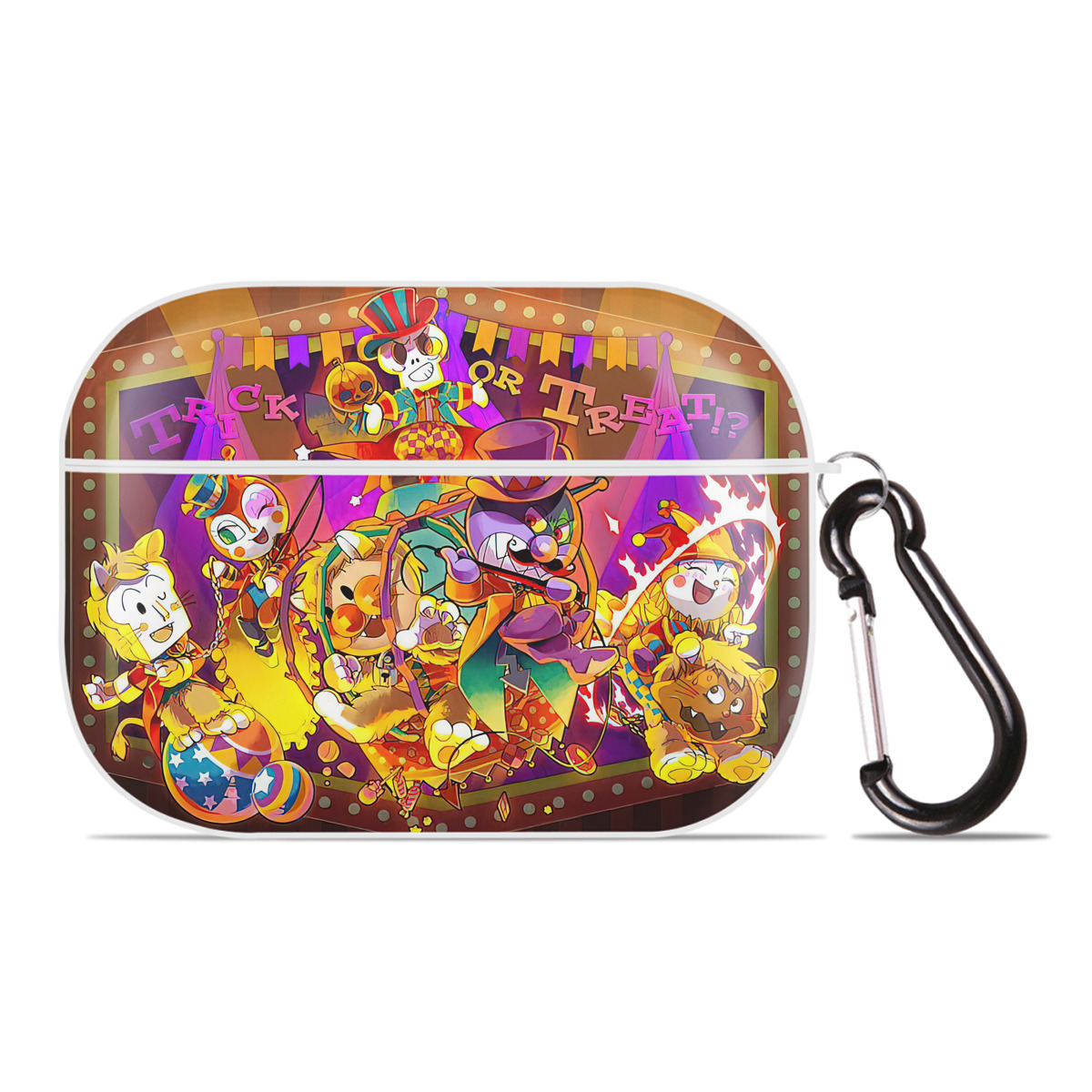（画像用） アンパンマン Anpanman 【AirPods Pro用】ハードシェル保護ケース 耐衝撃・防指紋・カラビナ付き商品仕様