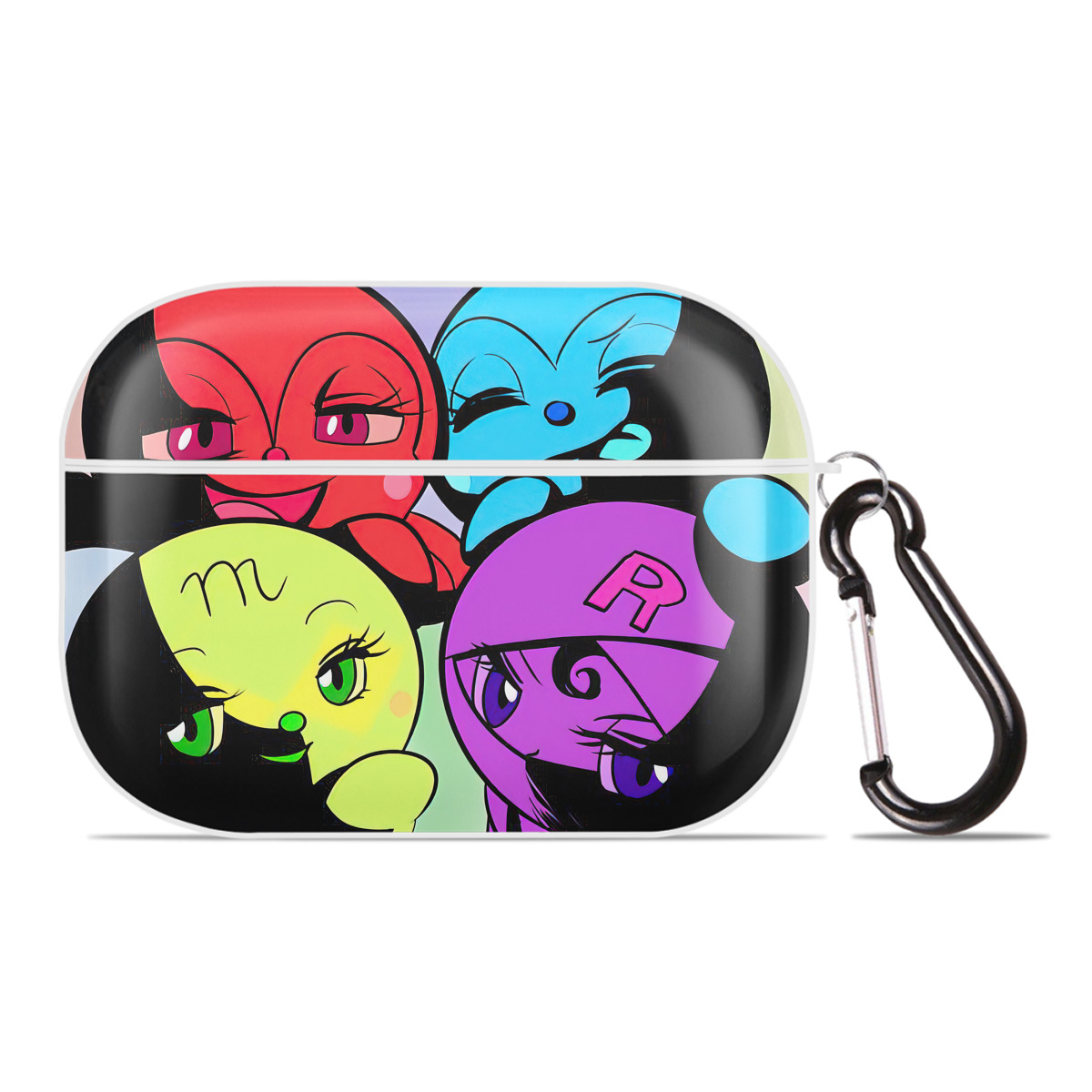 （画像用） アンパンマン Anpanman 【AirPods Pro用】ハードシェル保護ケース 耐衝撃・防指紋・カラビナ付き商品仕様
