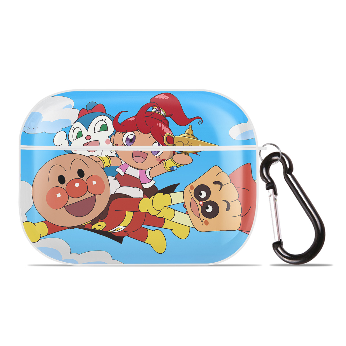 （画像用） アンパンマン Anpanman 【AirPods Pro用】ハードシェル保護ケース 耐衝撃・防指紋・カラビナ付き商品仕様