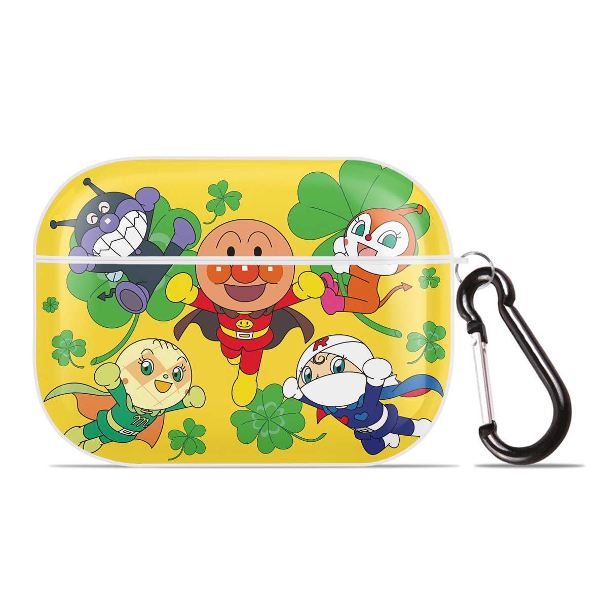 （画像用） アンパンマン Anpanman 【AirPods Pro用】ハードシェル保護ケース 耐衝撃・防指紋・カラビナ付き商品仕様
