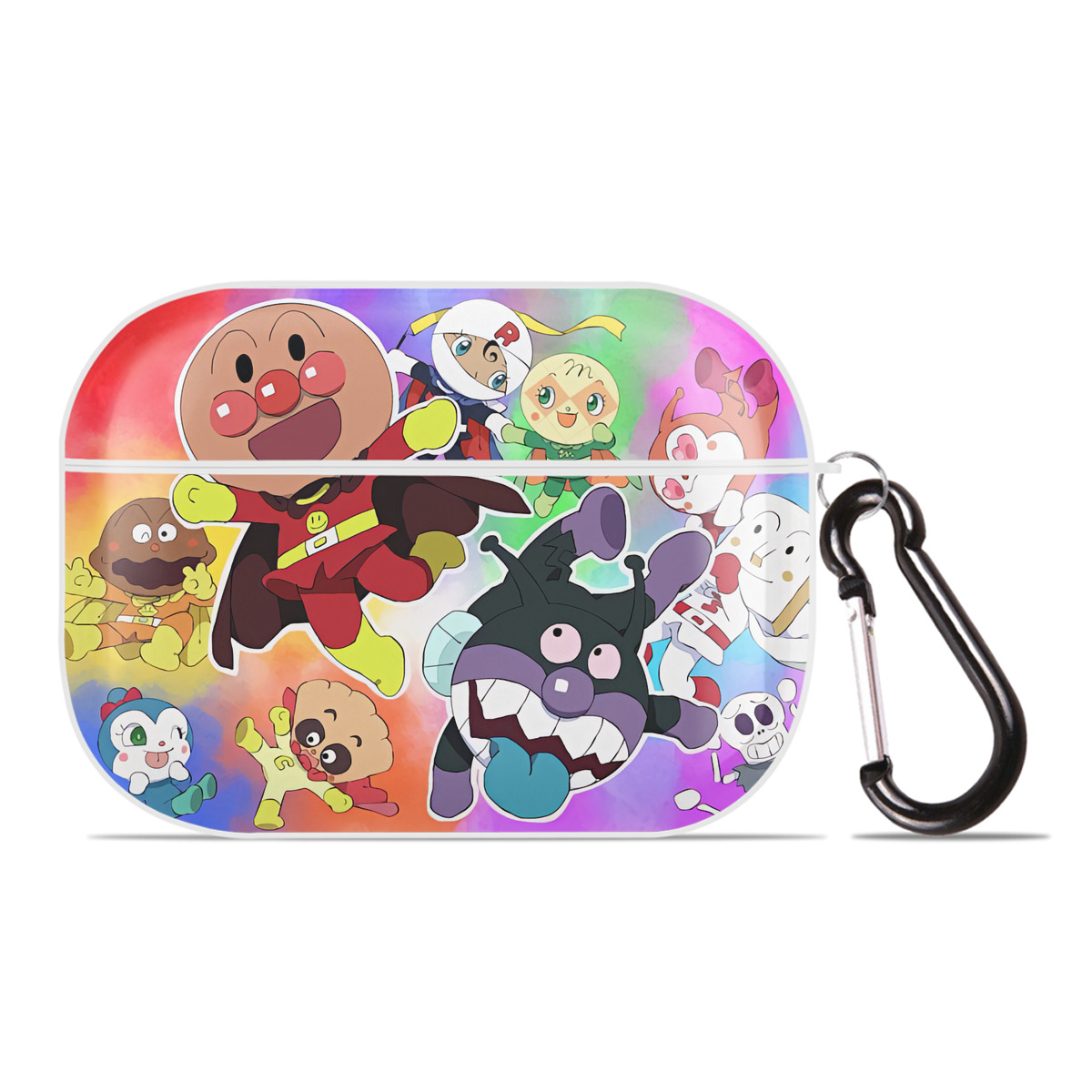 （画像用） アンパンマン Anpanman 【AirPods Pro用】ハードシェル保護ケース 耐衝撃・防指紋・カラビナ付き商品仕様