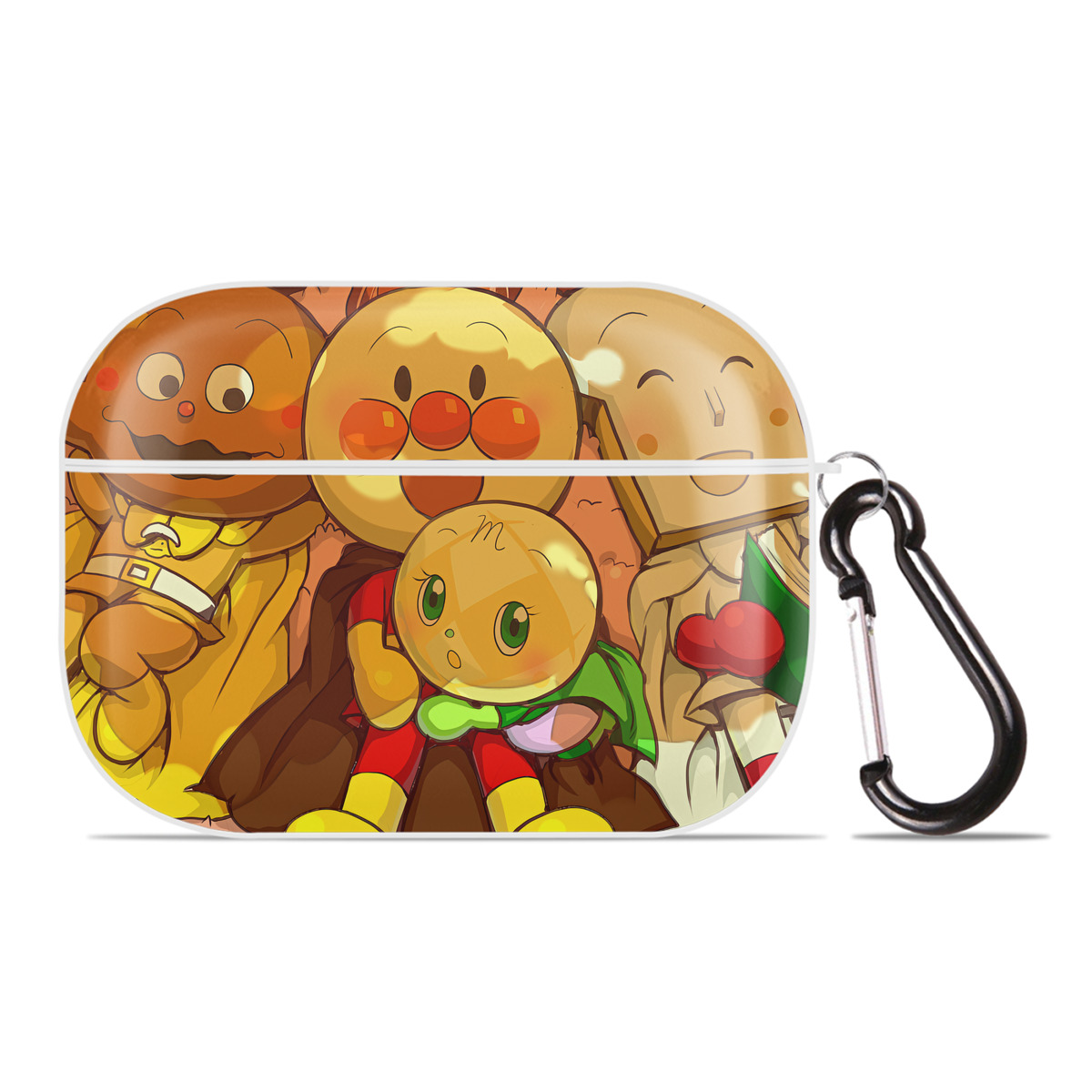 （画像用） アンパンマン Anpanman 【AirPods Pro用】ハードシェル保護ケース 耐衝撃・防指紋・カラビナ付き商品仕様