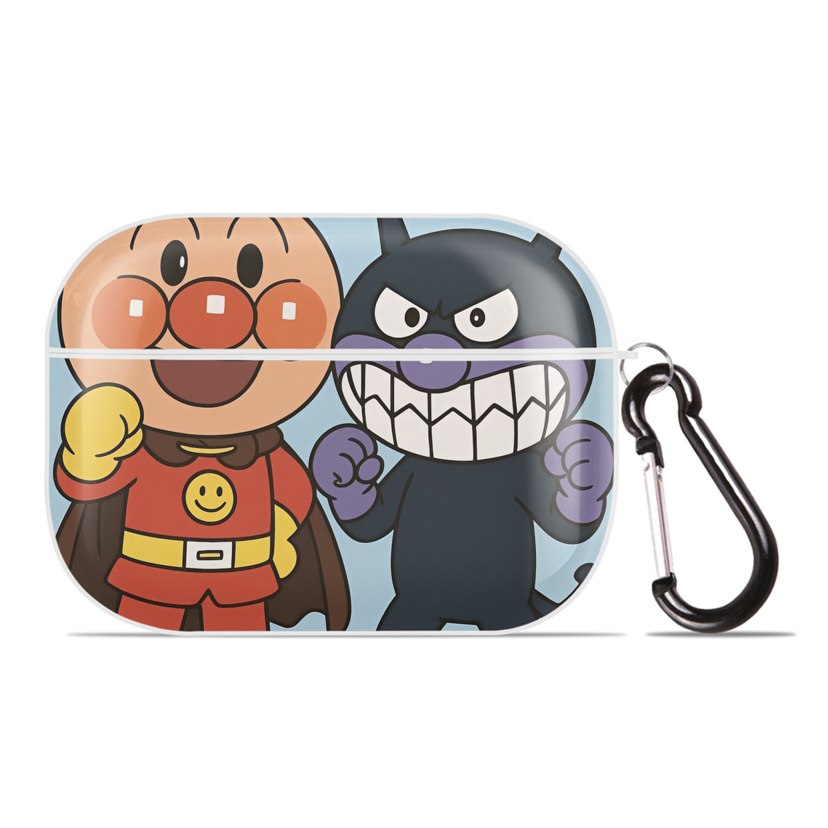 （画像用） アンパンマン Anpanman 【AirPods Pro用】ハードシェル保護ケース 耐衝撃・防指紋・カラビナ付き商品仕様