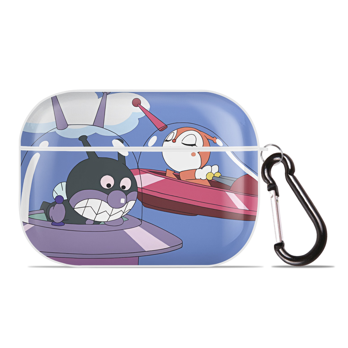 （画像用） アンパンマン Anpanman 【AirPods Pro用】ハードシェル保護ケース 耐衝撃・防指紋・カラビナ付き商品仕様