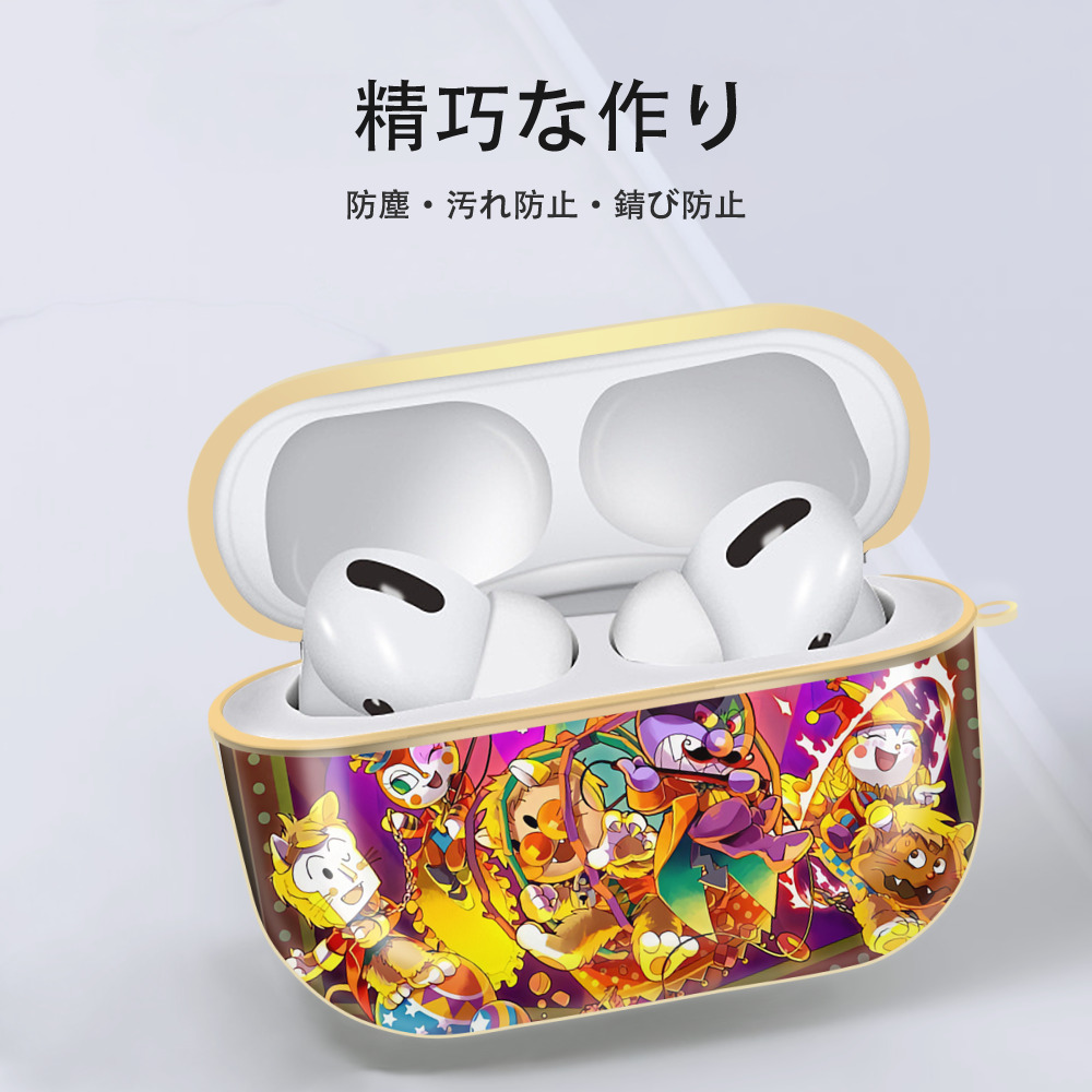 アンパンマン Anpanman 【AirPods Pro用】ハードシェル保護ケース｜耐衝撃・防指紋・カラビナ付き商品仕様