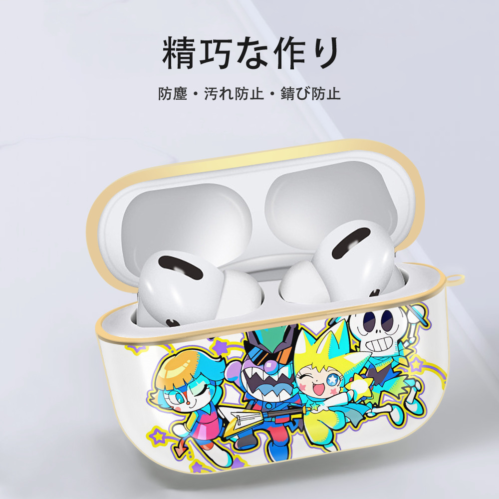 アンパンマン Anpanman 【AirPods Pro用】ハードシェル保護ケース｜耐衝撃・防指紋・カラビナ付き商品仕様