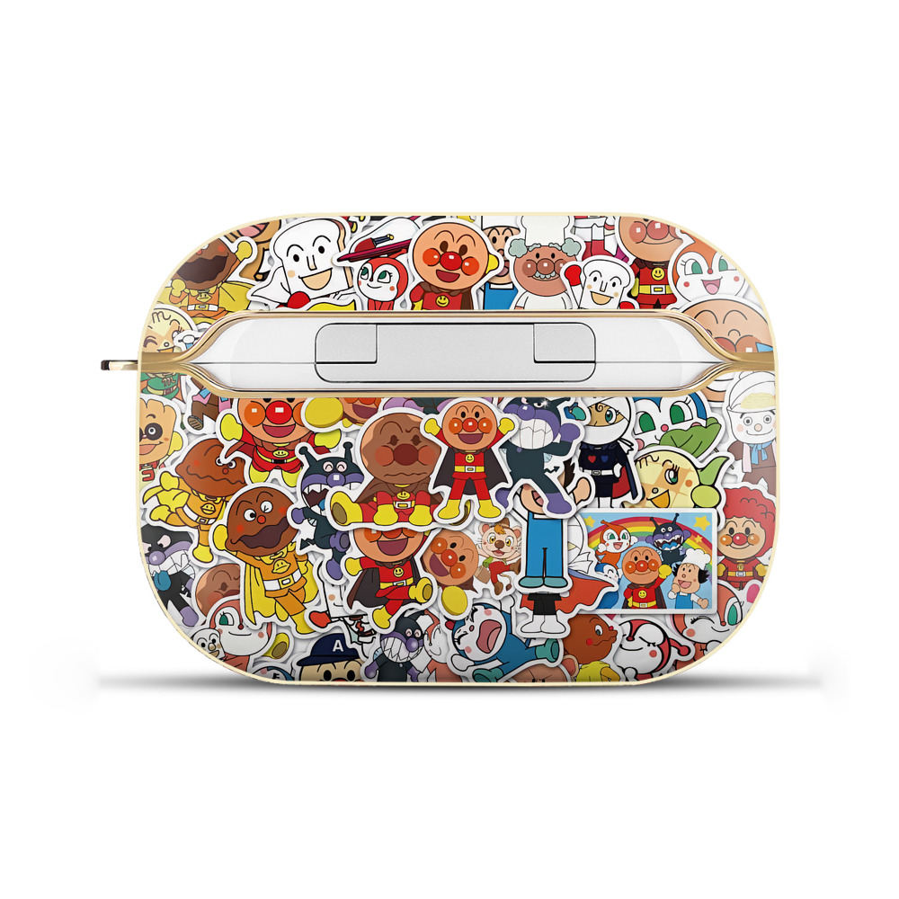 （画像用） アンパンマン Anpanman 【AirPods Pro用】ハードシェル保護ケース｜耐衝撃・防指紋・カラビナ付き商品仕様