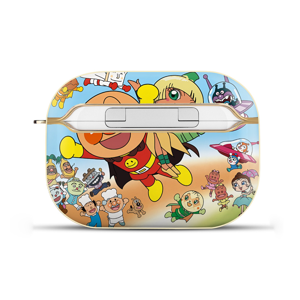 （画像用） アンパンマン Anpanman 【AirPods Pro用】ハードシェル保護ケース｜耐衝撃・防指紋・カラビナ付き商品仕様