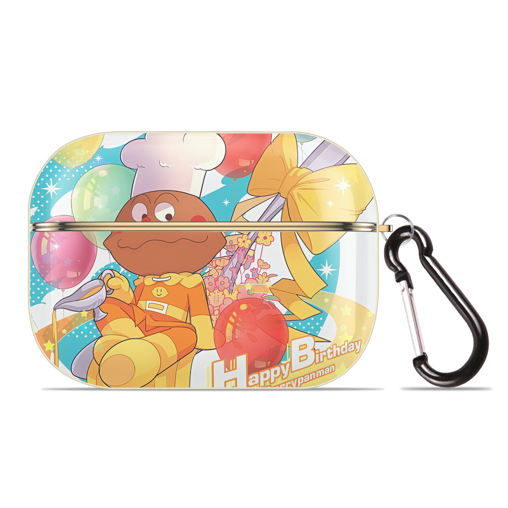 （画像用） アンパンマン Anpanman 【AirPods Pro用】ハードシェル保護ケース｜耐衝撃・防指紋・カラビナ付き商品仕様